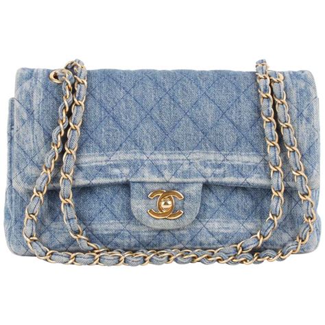 chanel denim handbags|Chanel denim bag vintage.